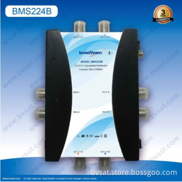 Multifunctional Lnb Cascadable 2x2x4 Multiswitch For Dish Sat Tv Receiver 